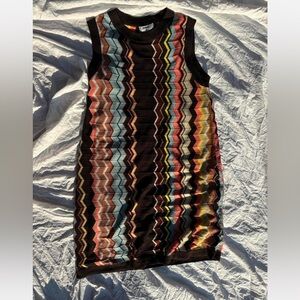 Missoni Multicolor Zigzag Knit Top